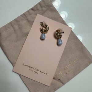 Mignonne Gavigan June Huggie Hoop Drop Earrings